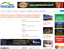 Tablet Screenshot of portalcaparao.com.br